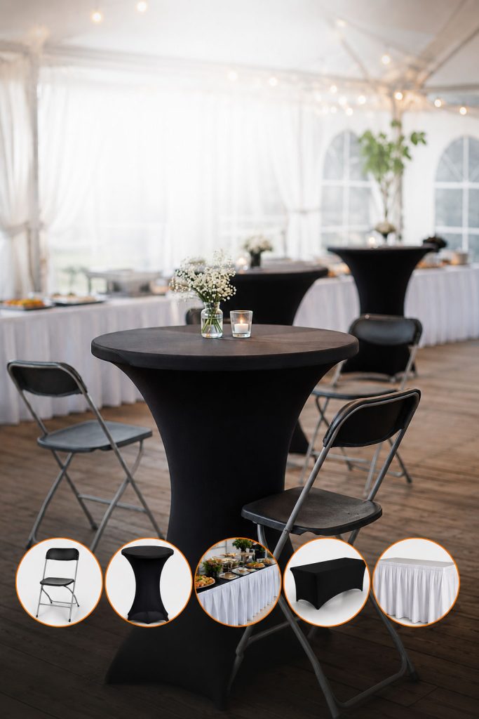 verhuur tafels en stoelen top catering purmerend